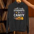 Will Trade Students For Candy Teacher Cute Halloween Women's Hoodie, gift for family, gift for coworker Will Trade Students For Candy Teacher Cute Halloween Women's Hoodie, gift for family, gift for coworker