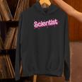 Women Retro Pink Scientist Science Teacher Back To School Women's Hoodie, Science Teacher Hoodies, gift for family, gift for coworker