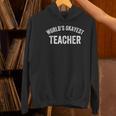 World's Okayest Teacher Educator Best Teacher Ever Women's Hoodie, gift for family, gift for coworker