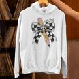 Back To School Hello Fifth Grade Teacher Coquette Pencil Bow Women's Hoodie, gift for family, gift for coworker