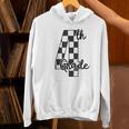 Checkered Fourth Grade Back To School Teachers Students Women's Hoodie, gift for family, gift for coworker Checkered Fourth Grade Back To School Teachers Students Women's Hoodie, gift for family, gift for coworker