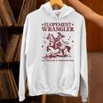 Elopement Wrangler Teacher ABA Behavior Support Cowboy Women's Hoodie, gift for family, gift for coworker