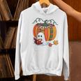 Fall Book Pumpkin Books Ghost Reading Halloween Teacher Women's Hoodie, gift for family, gift for coworker Fall Book Pumpkin Books Ghost Reading Halloween Teacher Women's Hoodie, gift for family, gift for coworker