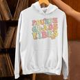 Fourth Grade Vibes Hello Team 4th Grade Teacher Kids Retro Women's Hoodie, 4th Grade Teacher Hoodies, gift for family, gift for coworker