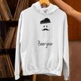 French Teacher Halloween Bonjour Ghost Women's Hoodie, gift for family, gift for coworker