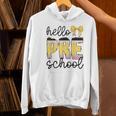 Hello Pre-K Preschool Back To School First Day Teacher Kids Women's Hoodie, gift for family, gift for coworker Hello Pre-K Preschool Back To School First Day Teacher Kids Women's Hoodie, gift for family, gift for coworker