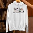 Inclusion Isn't Scary Boo Ghost Halloween Sped Teacher Women's Hoodie, gift for family, gift for coworker Inclusion Isn't Scary Boo Ghost Halloween Sped Teacher Women's Hoodie, gift for family, gift for coworker