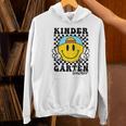 Kindergarten Teacher Hippie Smile Face Back School Women's Hoodie, gift for family, gift for coworker Kindergarten Teacher Hippie Smile Face Back School Women's Hoodie, gift for family, gift for coworker