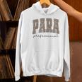 Leopard Paraprofessional Back To School Para Squad Teacher Women's Hoodie, gift for family, gift for coworker Leopard Paraprofessional Back To School Para Squad Teacher Women's Hoodie, gift for family, gift for coworker