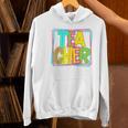 Neon Retro Teacher Cute Teacher Team New Teacher Back To Sch Women's Hoodie, gift for family, gift for coworker Neon Retro Teacher Cute Teacher Team New Teacher Back To Sch Women's Hoodie, gift for family, gift for coworker