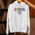 Retro Checkered Special Education Teacher Back To School Women's Hoodie, gift for family, gift for coworker