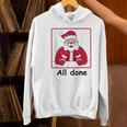 Retro All Done Christmas Special Ed Teacher Team Santa Women Women's Hoodie, gift for family, gift for coworker Retro All Done Christmas Special Ed Teacher Team Santa Women Women's Hoodie, gift for family, gift for coworker