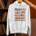 Retro PE Teacher What Are We Doing Today School Coach Women Women's Hoodie, Pe Teacher Hoodies, gift for family, gift for coworker Retro PE Teacher What Are We Doing Today School Coach Women Women's Hoodie, Pe Teacher Hoodies, gift for family, gift for coworker