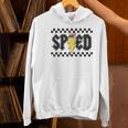 Retro SPED Teacher Pencil Lightning Bolt Back To School Women's Hoodie, gift for family, gift for coworker Retro SPED Teacher Pencil Lightning Bolt Back To School Women's Hoodie, gift for family, gift for coworker