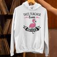 This Teacher Loves Her Flock Cute Flamingo Teacher Women's Hoodie, gift for family, gift for coworker This Teacher Loves Her Flock Cute Flamingo Teacher Women's Hoodie, gift for family, gift for coworker