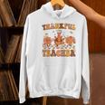 Thankful Teacher Retro Groovy Thanksgiving Fall Women Men Women's Hoodie, Groovy Teacher Hoodies, gift for family, gift for coworker Thankful Teacher Retro Groovy Thanksgiving Fall Women Men Women's Hoodie, Groovy Teacher Hoodies, gift for family, gift for coworker