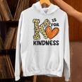 Unity Day K Is For Kindness Anti Bullying Orange Teacher Men Women Kids Women's Hoodie, gift for family, gift for coworker