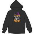 My 4th Grade Students Are a Treat Teacher Halloween Witch For Men Women Kids Women's Hoodie, novelty gifts, funny gifts