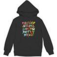 ABCs Learning Kindergarten Teacher Christmas Lights Alphabet For Men Women Kids Women's Hoodie, novelty gifts, funny gifts