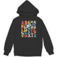 Alphabet Hi Back To School ABC Pre K Kindergarten Teacher Women's Hoodie, novelty gifts, funny gifts