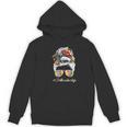 Art Teacher Life Messy Bun Back To School Art Teacher Women's Hoodie, novelty gifts, funny gifts