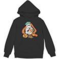 Art Teacher Painting Brushes Retro Pumpkin Ghost Artist Women's Hoodie, novelty gifts, funny gifts Art Teacher Painting Brushes Retro Pumpkin Ghost Artist Women's Hoodie, novelty gifts, funny gifts