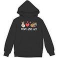 Art Teacher Peace Love Art For Artists And Painters Women's Hoodie, novelty gifts, funny gifts Art Teacher Peace Love Art For Artists And Painters Women's Hoodie, novelty gifts, funny gifts