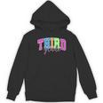 Back To School Neon Checkered Third Grade Colorful Teacher Women's Hoodie, novelty gifts, funny gifts Back To School Neon Checkered Third Grade Colorful Teacher Women's Hoodie, novelty gifts, funny gifts