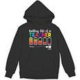 Battery Life Of a Teacher Shirt Thanksgiving Teacher Women's Hoodie, novelty gifts, funny gifts