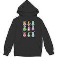 Bunny Reading Books Easter Day Librarian Teacher Book Women's Hoodie, novelty gifts, funny gifts