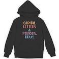 Capital Letters And Periods Bruh Bruh Teacher Women Women's Hoodie, novelty gifts, funny gifts
