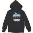 Chicago Flag Teacher School Cute Women's Hoodie, novelty gifts, funny gifts