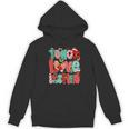 Christmas Coquette Bow Teacher Teach Love Inspire Women's Hoodie, novelty gifts, funny gifts