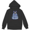 Coquette Bow Book Tree Merry Christmas Xmas Teacher Holiday Women's Hoodie, novelty gifts, funny gifts