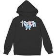 Coquette Bow Teach Teacher Happy First Day Back To School Women's Hoodie, novelty gifts, funny gifts