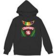 Crayon Box Fun Teacher Student Crayon Squad Halloween 2023 Women's Hoodie, novelty gifts, funny gifts