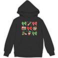 Cute Coquette Pencil Bow Christmas School Teacher Student Women's Hoodie, novelty gifts, funny gifts