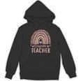 Cute Daycare Teacher Rainbow Leopard Print Childcare Worker Women's Hoodie, novelty gifts, funny gifts Cute Daycare Teacher Rainbow Leopard Print Childcare Worker Women's Hoodie, novelty gifts, funny gifts