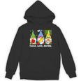 Cute Gnomes Teach Love And Inspire Back To School Teacher Women's Hoodie, novelty gifts, funny gifts