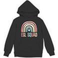 ESL Squad Teacher Crew Team Back To School English Rainbow Women's Hoodie, novelty gifts, funny gifts ESL Squad Teacher Crew Team Back To School English Rainbow Women's Hoodie, novelty gifts, funny gifts