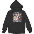 ESL Teacher All Are Welcome Here For Worlds Virtual Teachers Women's Hoodie, novelty gifts, funny gifts