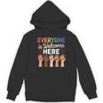 Everyone Is Welcome Here Shirt Teacher Women's Hoodie, novelty gifts, funny gifts Everyone Is Welcome Here Shirt Teacher Women's Hoodie, novelty gifts, funny gifts