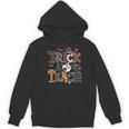 Fall Holiday Themed Thanksgiving Halloween Teacher Trick Or Women's Hoodie, novelty gifts, funny gifts
