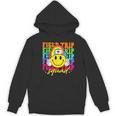 Field Trip Squad Groovy Field Day Smile Face Teacher Tie Dye Women's Hoodie, novelty gifts, funny gifts Field Trip Squad Groovy Field Day Smile Face Teacher Tie Dye Women's Hoodie, novelty gifts, funny gifts