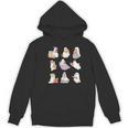 Ghost Book Reading Halloween Books Lover Teacher Kids Women's Hoodie, novelty gifts, funny gifts