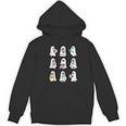 Ghost Reading Books Spooky Librarian Teacher Women Women's Hoodie, novelty gifts, funny gifts