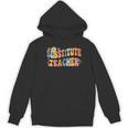 Groovy Substitute Teacher Retro Teacher Back To School Women's Hoodie, novelty gifts, funny gifts Groovy Substitute Teacher Retro Teacher Back To School Women's Hoodie, novelty gifts, funny gifts