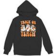 Groovy Teacher Halloween Trick Or Teach Ghost Men Women Kids Women's Hoodie, novelty gifts, funny gifts Groovy Teacher Halloween Trick Or Teach Ghost Men Women Kids Women's Hoodie, novelty gifts, funny gifts