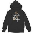 Half Coffee Half English Teacher English Teacher Men Women Women's Hoodie, novelty gifts, funny gifts