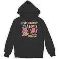 Half Teacher Half Iced Coffee Back To School Women's Hoodie, novelty gifts, funny gifts